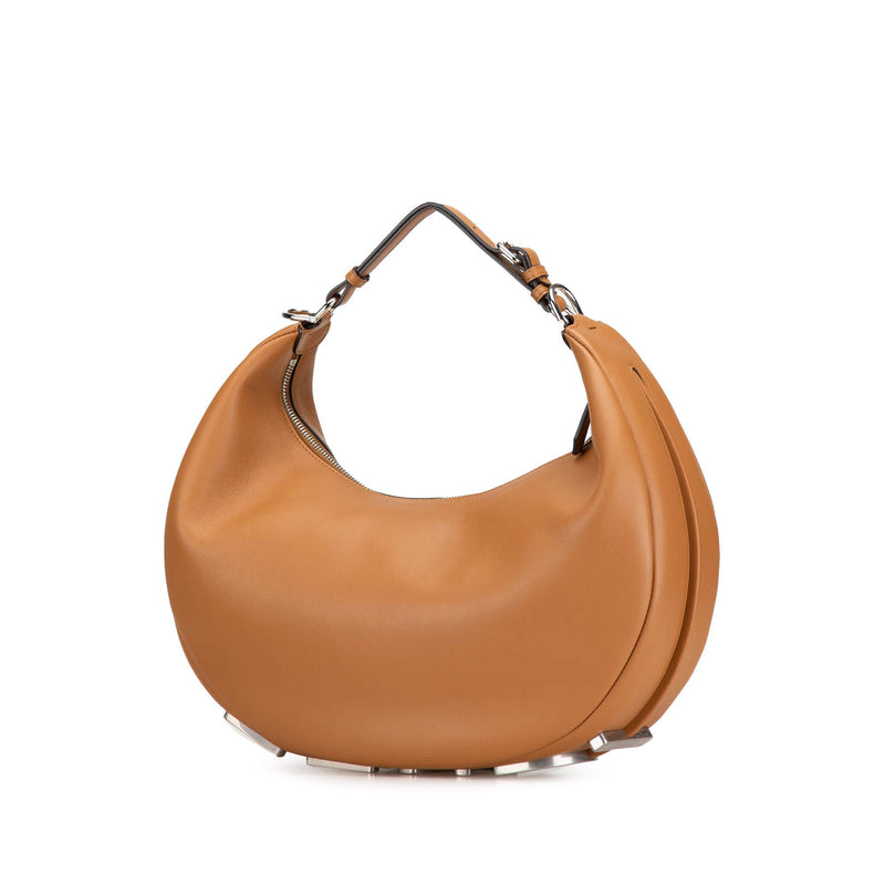 Fendi Medium Leather Fendigraphy Hobo (SHG-BrP4Ea)