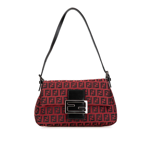 Fendi Mini Zucchino Canvas Baguette (SHG-C93Lam)