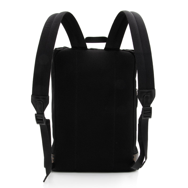 Messenger Bags  Fendi Mens Fendi Pack Medium Pouch Black Nylon