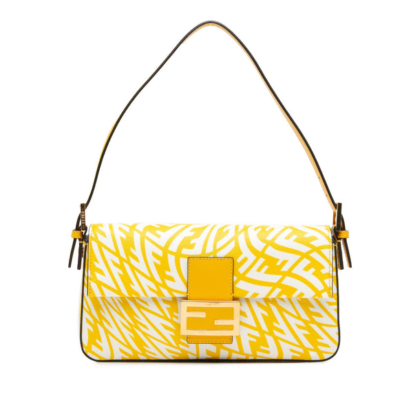 Fendi Sarah Coleman Zucca Coated Canvas 1997 Vertigo Baguette (SHG-hzqm8t)