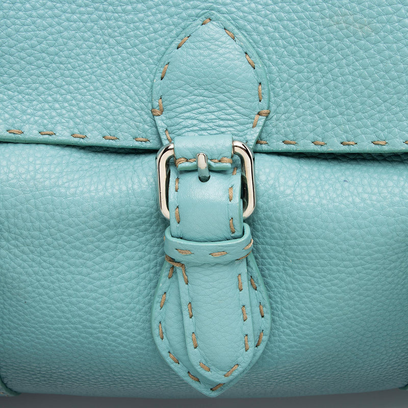 Fendi First Small - Turquoise leather bag