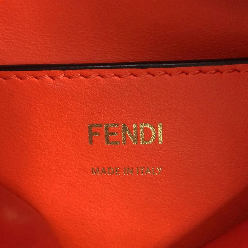 Fendi Mon Tresor Mini Ff Perforated-leather Bucket Bag