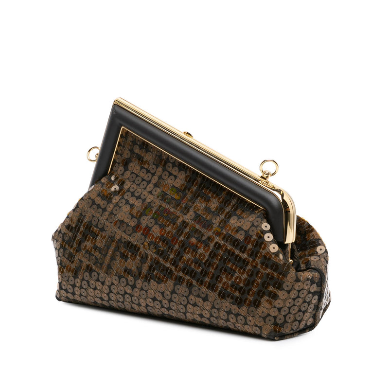 Fendi Small Zucca Sequin First Bag (SHG-bWz5XE)