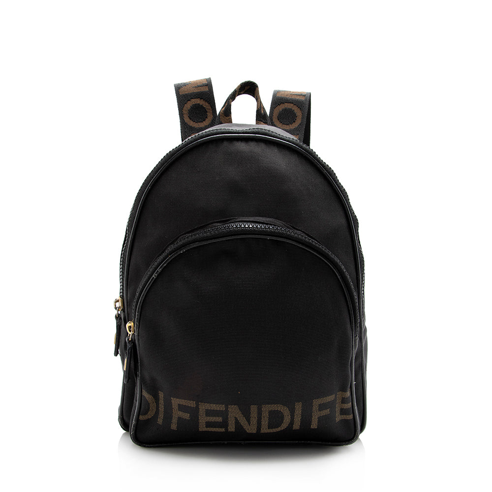Fendi By The Way Backpack Zucca Sequin Embellished Nylon Medium - ShopStyle