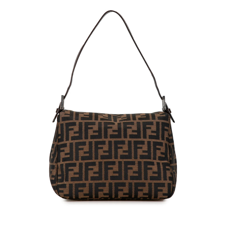 Fendi Zucca Canvas Double Flap Mamma (SHG-GRT0ck)