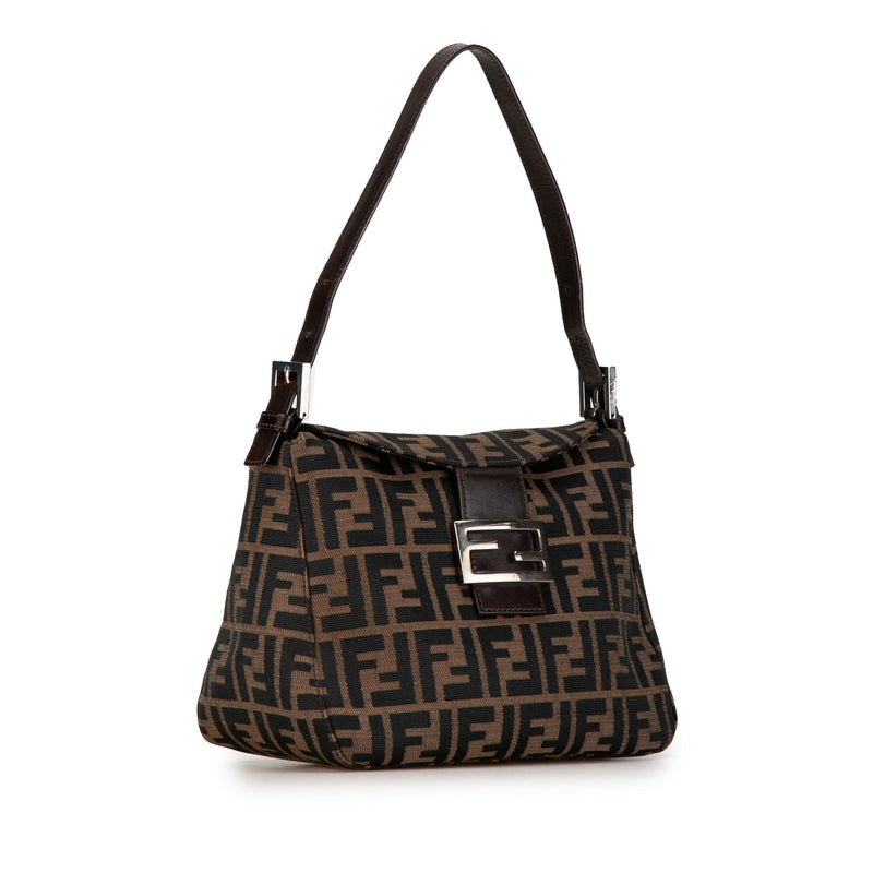 Fendi Zucca Canvas Double Flap Mamma (SHG-GRT0ck)