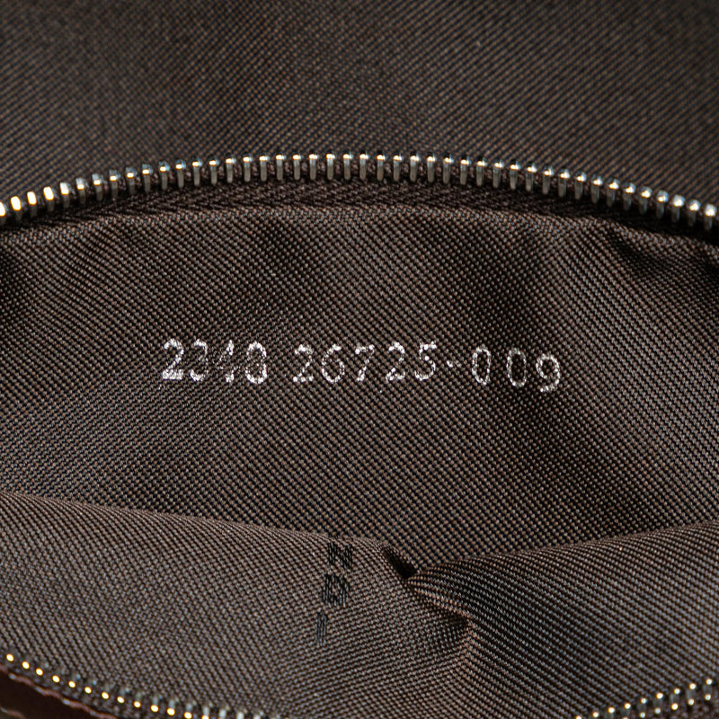 Fendi Zucca Canvas Double Flap Shoulder Bag (SHG-k4mhEM)