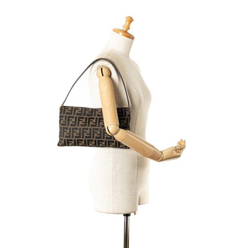 Fendi Zucca Canvas Shoulder Bag (SHG-ywBoWk)