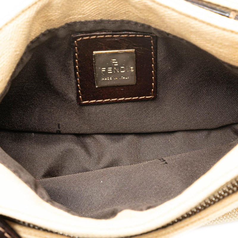 Fendi Zucca Canvas Shoulder Bag (SHG-CLmDJy)