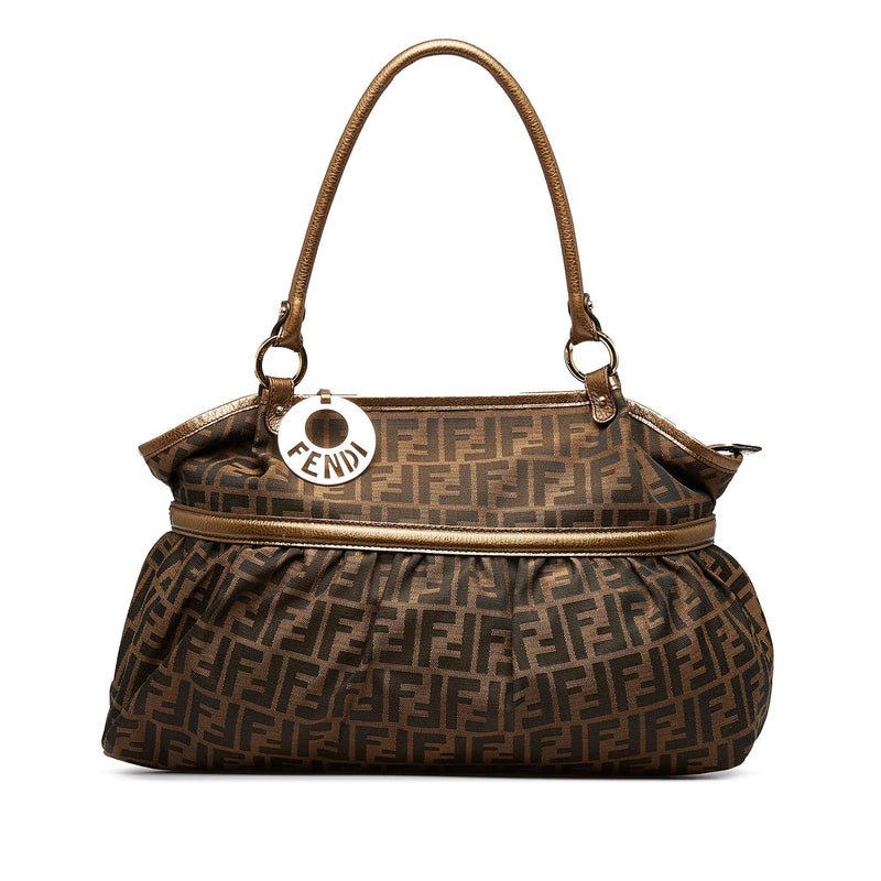 Fendi Zucca Mia Hobo (SHF-LewFOt) – LuxeDH