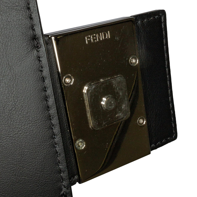 Fendi Zucca Embossed Convertible Baguette Crossbody (SHG-rlO8nE)