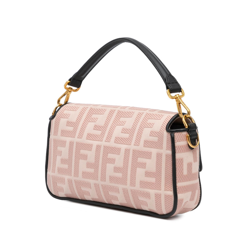 Fendi Zucca Embroidered Canvas Baguette Satchel (SHG-YtXUTq)