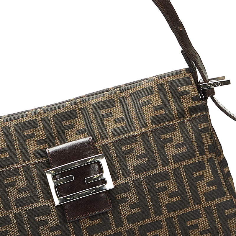 Fendi Zucca Print Mamma Baguette Shoulder Bag