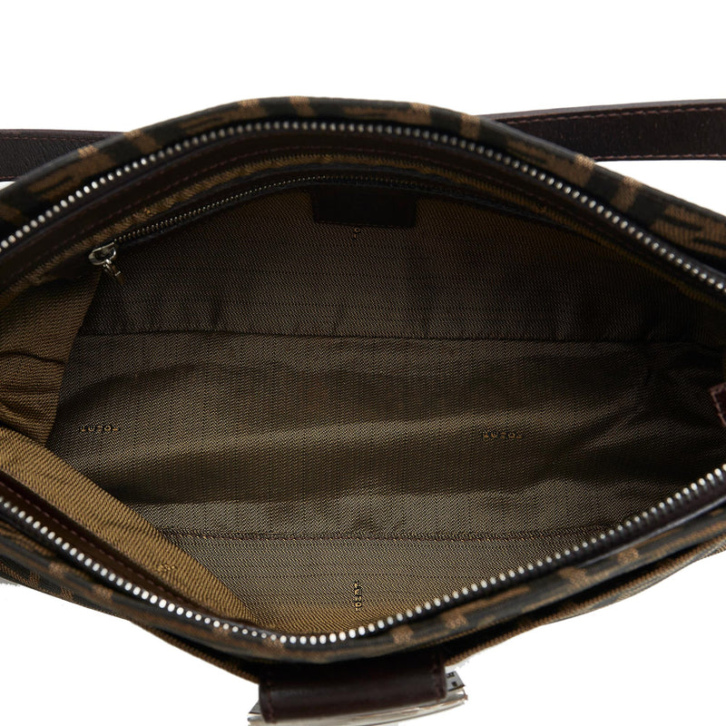 Fendi Zucca Chef Leopard Shoulder Bag (SHG-nwsCum) – LuxeDH