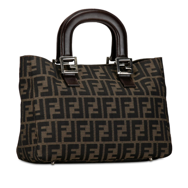 Fendi Zucca Twins Canvas Handbag (SHG-OGbi0G)