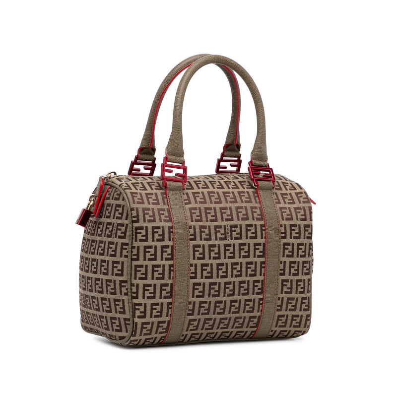 Fendi Zucchino Boston Bag (SHG-SFmROf) – LuxeDH