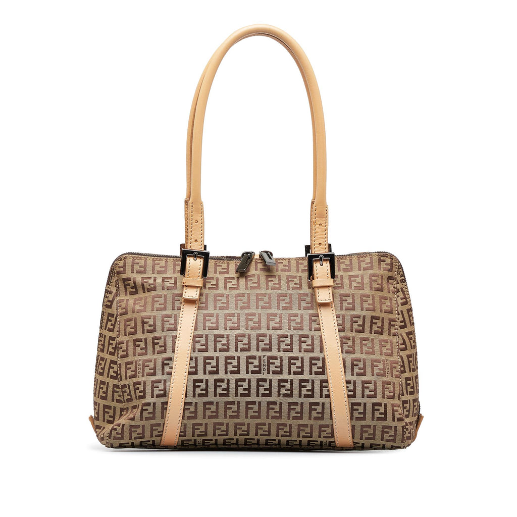 Fendi Zucchino Boston Bag (SHG-Vp9TGm) – LuxeDH