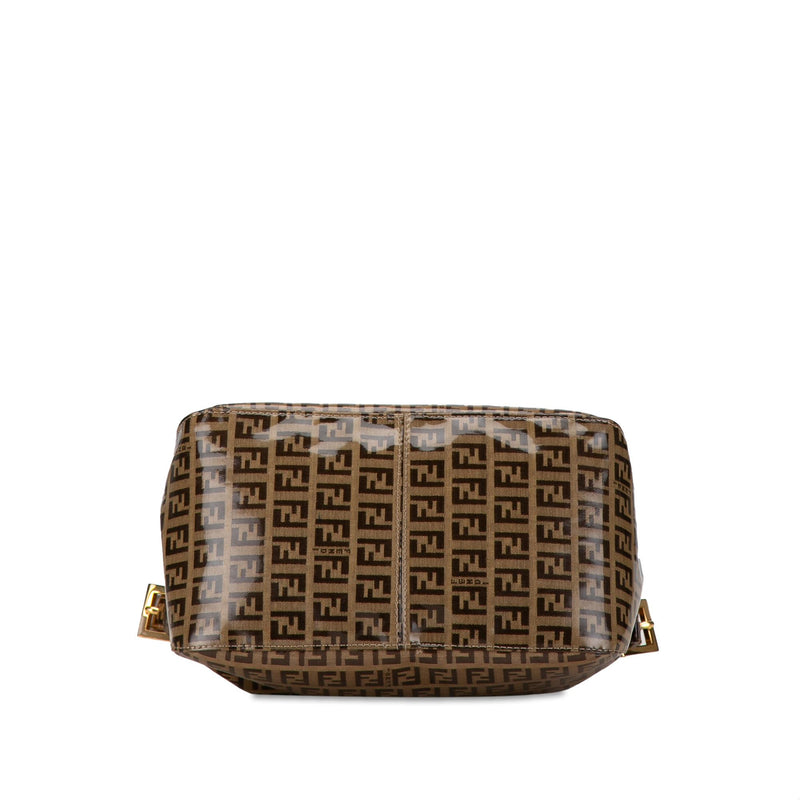 Fendi Zucchino Crystal Double Flap Mamma (SHG-3SaAQQ)