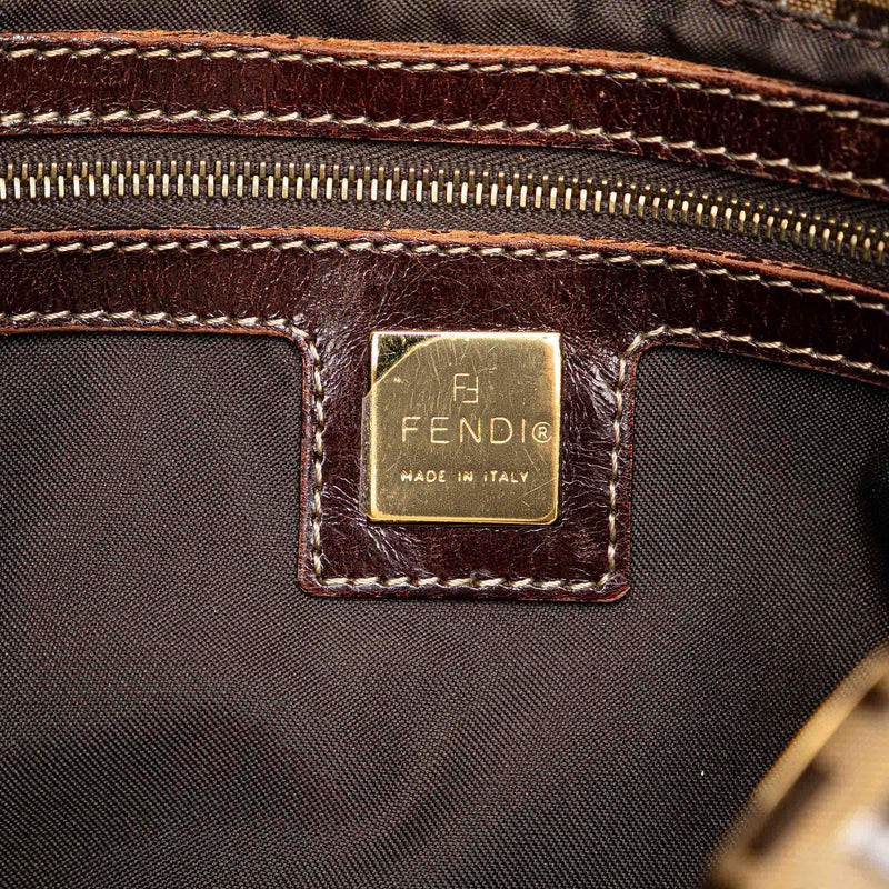 Fendi Zucchino Crystal Double Flap Mamma (SHG-3SaAQQ)