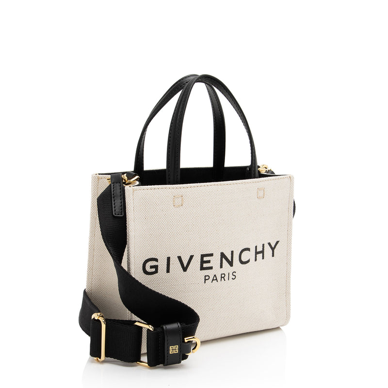 Givenchy Canvas Mini G Shopper Tote (SHF-Ksc6t9)