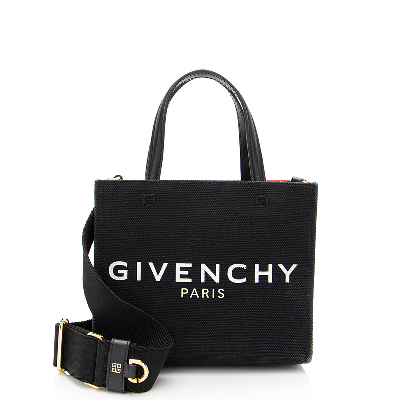 Givenchy Canvas Mini G Shopper Tote (SHF-nt8v9S)