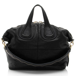 Givenchy Leather Nightingale Medium Satchel (SHF-vaXTa6)