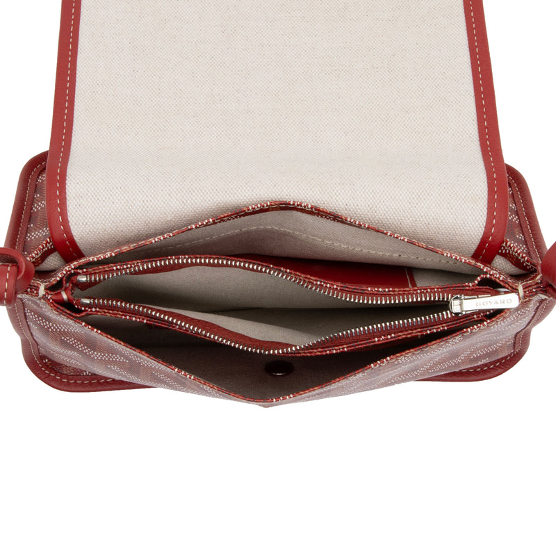Minaudiere goyardine leather crossbody bag Goyard Red in Leather