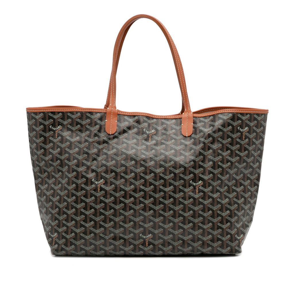 Goyard Brown Goyardine Coated Canvas and Leather Saint Louis PM Tote Goyard