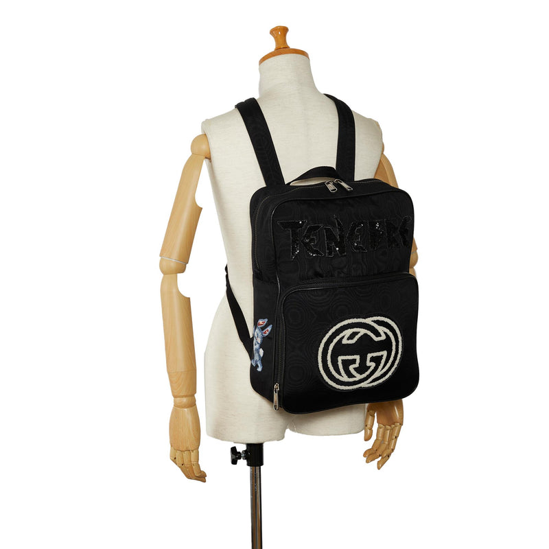 Gucci best sale patch backpack