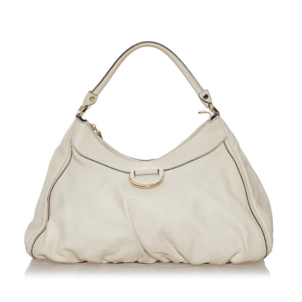 Gucci Abbey Leather Shoulder Bag (SHG-37323)