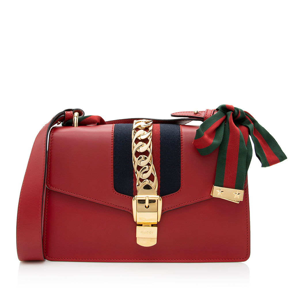 Gucci Calfskin Sylvie Small Shoulder Bag (SHF-eOUvJC) – LuxeDH