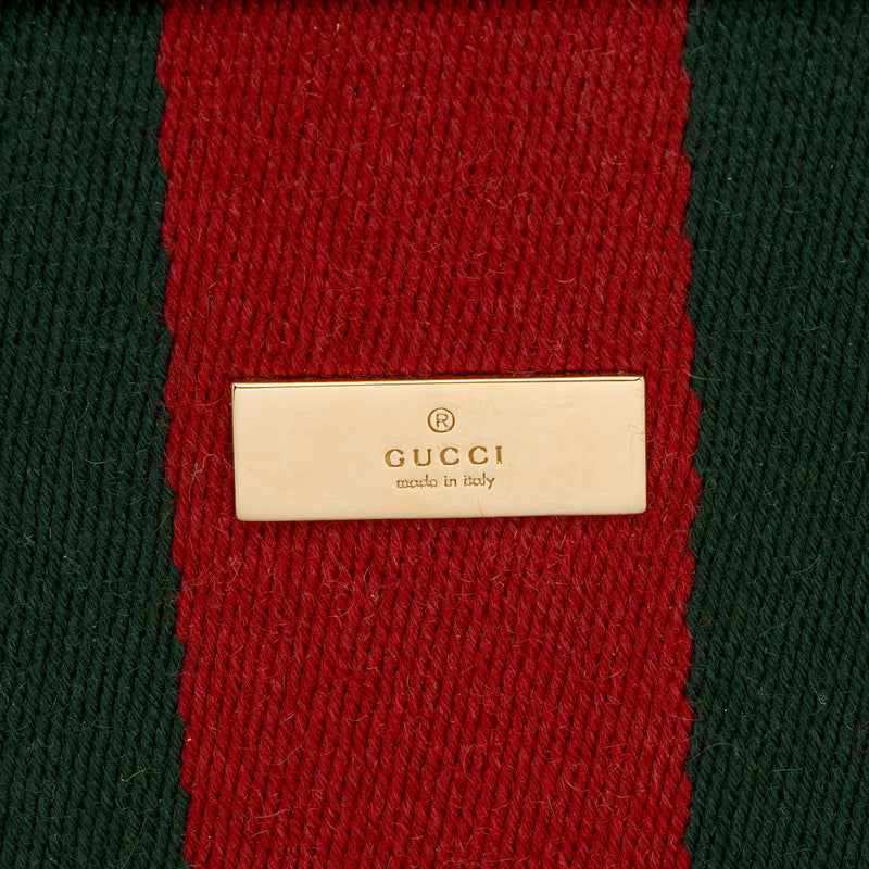 Gucci Canvas Web Tote (SHF-FI6lfc)