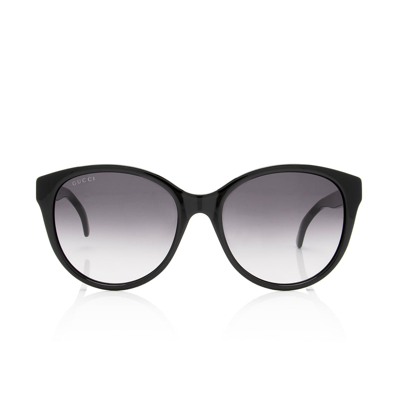 Gucci Monogram Acetate Cat-eye Sunglasses in Blue