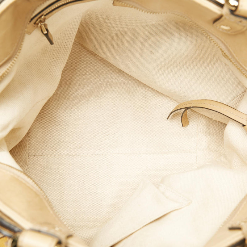 Gucci Diamante Bamboo Handbag (SHG-37943)