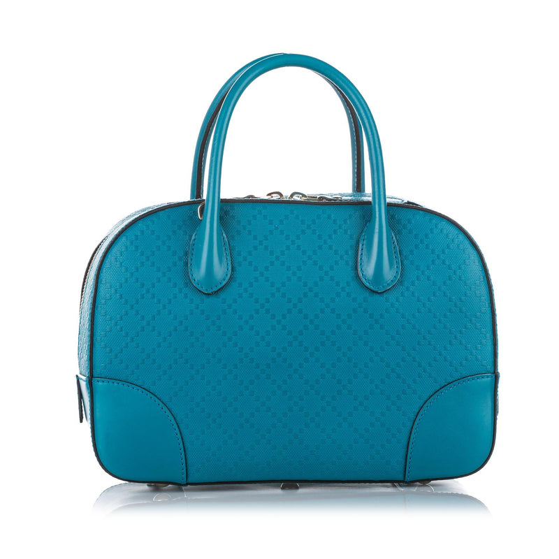 Gucci Diamante Bright Leather Satchel (SHG-32363)