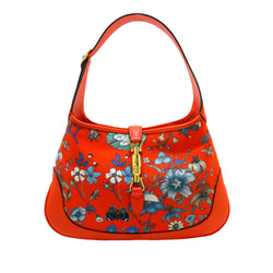 Gucci Flora New Jackie Canvas Shoulder Bag (SHG-33650)