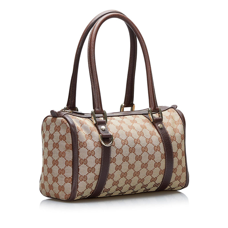 Gucci GG Canvas Abbey Boston Bag (SHG-cWRyGo) – LuxeDH