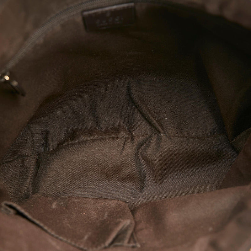 Gucci GG Canvas Abbey D-Ring Handbag (SHG-28190) – LuxeDH