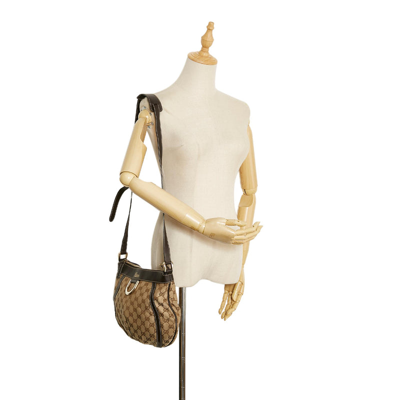 Gucci GG Canvas Abbey D-Ring Crossbody Bag (SHG-33500) – LuxeDH