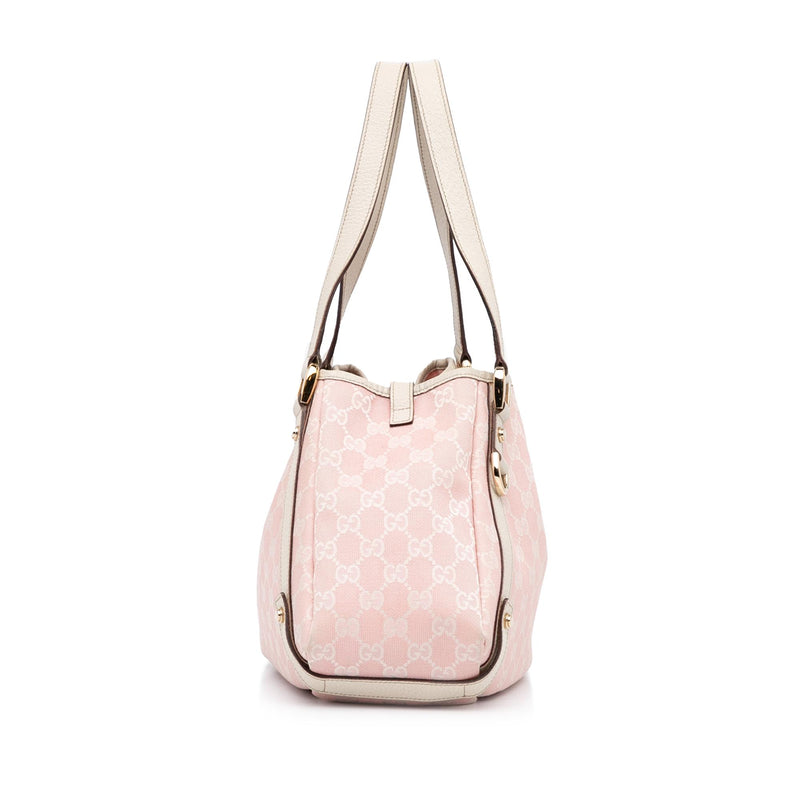 Gucci GG Canvas Abbey D- Ring Tote Bag (SHG-27554) – LuxeDH