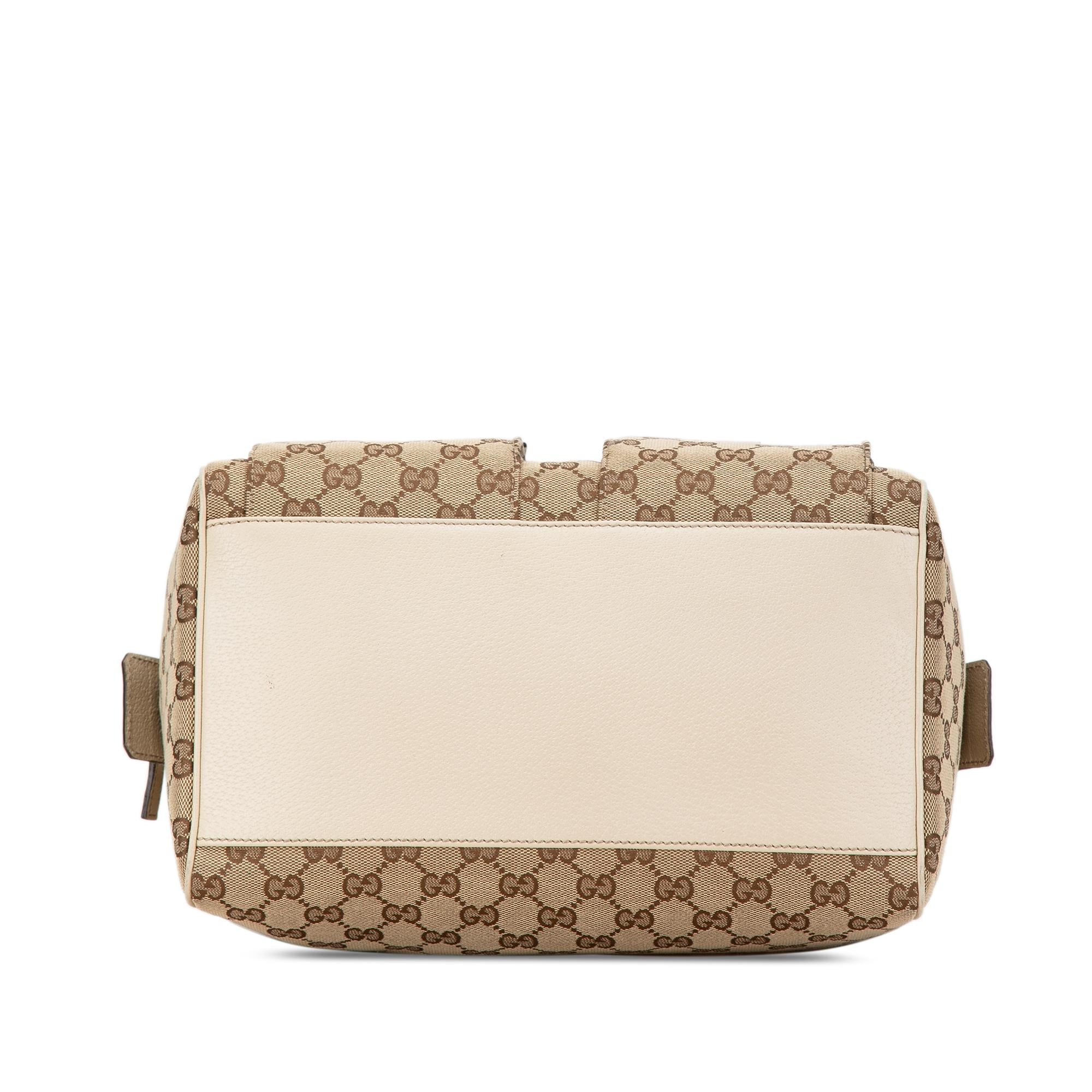 Gucci GG Canvas Abbey Pocket Boston (SHG-RNdAnr)