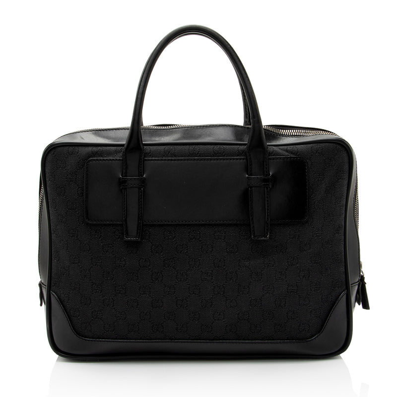 Gucci GG Canvas Briefcase (SHF-0vi1jG)