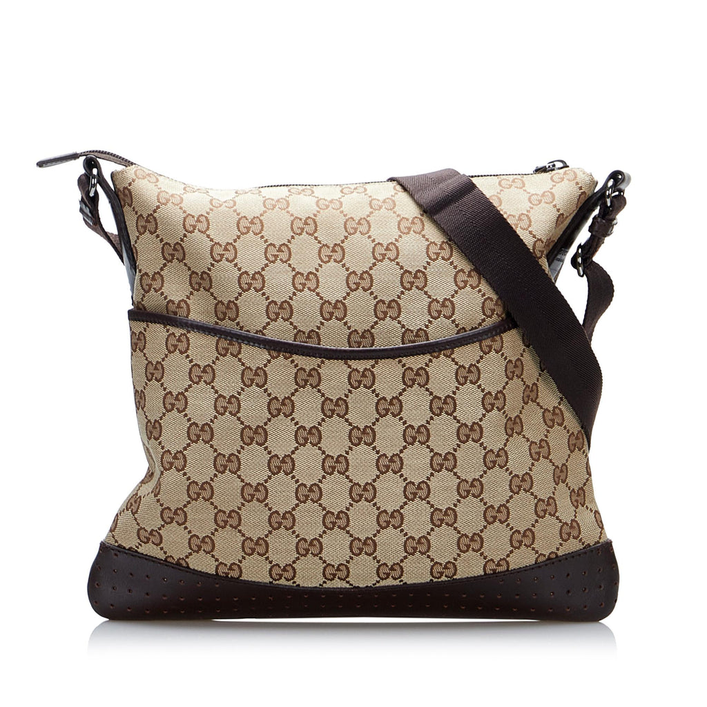 Gucci GG Canvas Crossbody Bag (SHG-Xoz7Ip) – LuxeDH