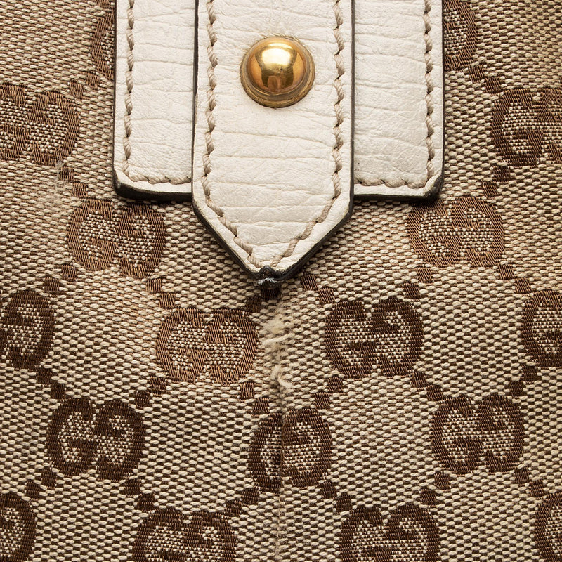 Gucci GG Canvas Horsebit Large Hobo - FINAL SALE (SHF-cqgUHp) – LuxeDH