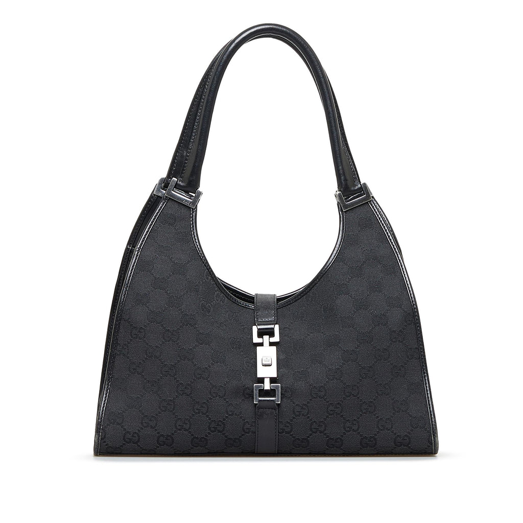 Gucci GG Canvas Jackie Bardot (SHG-EeJrV5) – LuxeDH