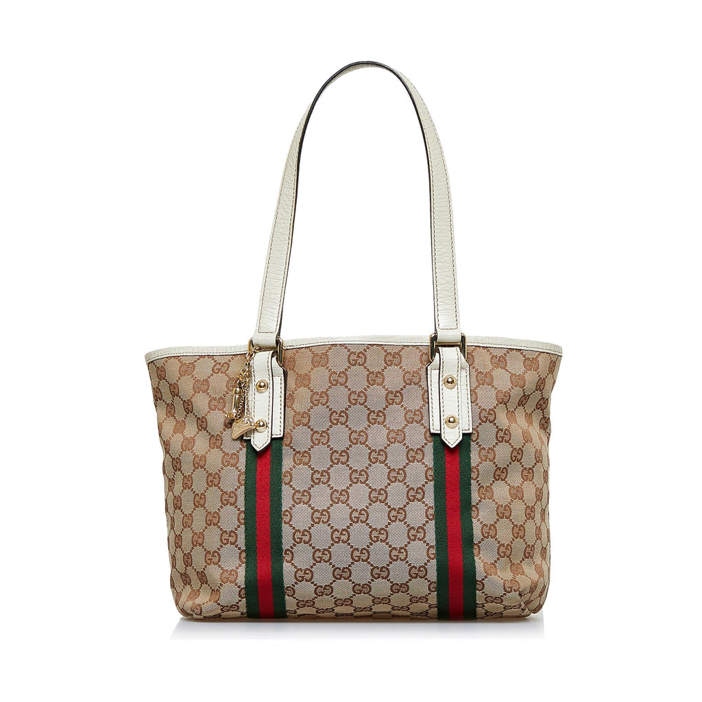 Gucci GG Canvas Jolicoeur Tote Bag (SHG-33679) – LuxeDH