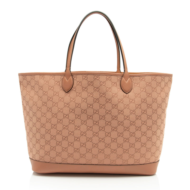 Gucci GG Canvas Ophidia Large Tote (SHF-CXUhG9)