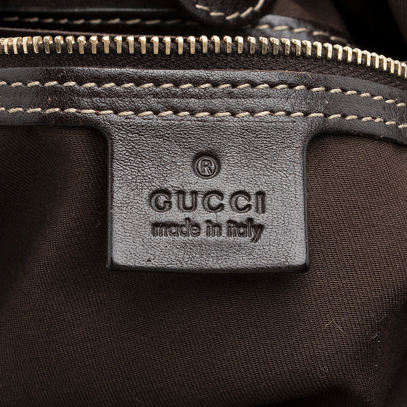 GUCCI Canvas Leather Small Shoulder Bag Logo Outlet