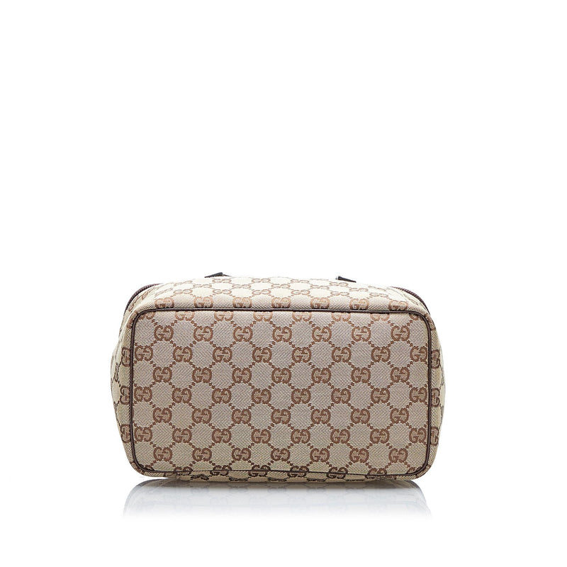 Gucci GG Canvas Vanity Bag SHG bHCrBU LuxeDH