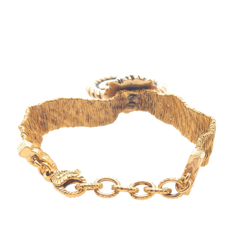 Gucci GG Lion Head Bracelet (SHG-37501)